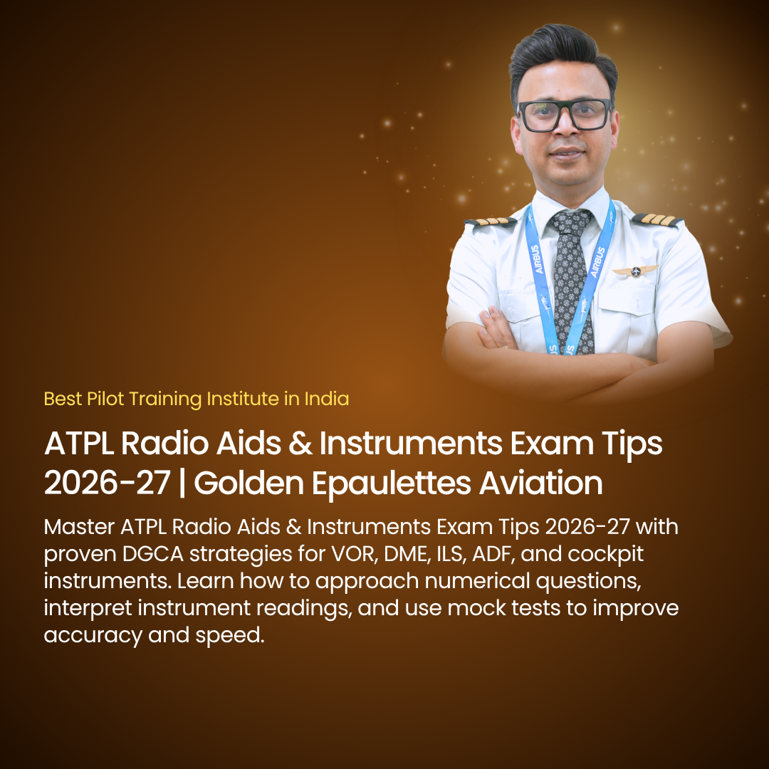 Aviation Meteorology Test Series India 2026-27 | Pilot Training Dwarka - Golden Epaulettes Aviation
